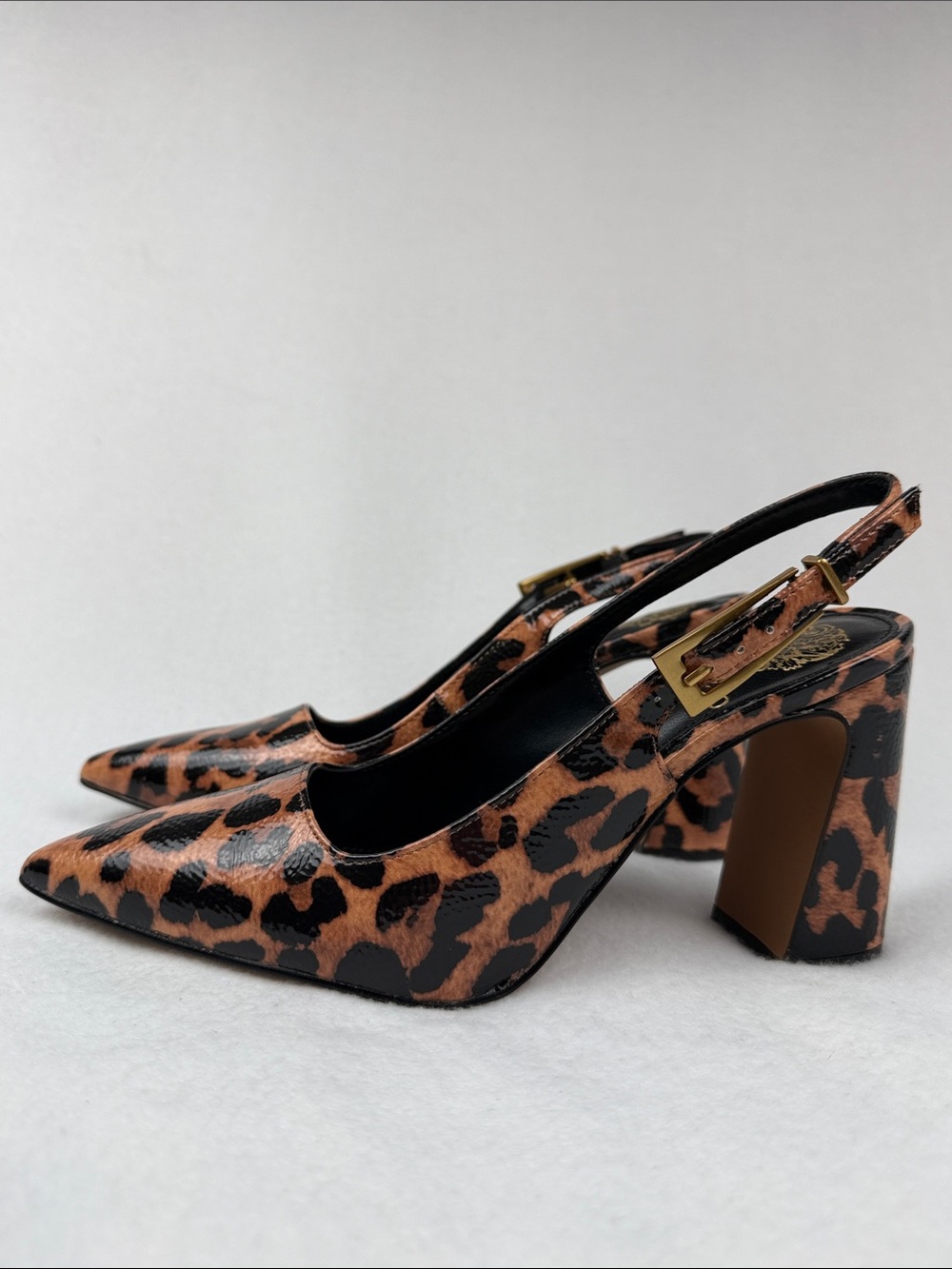 Vince Camuto Women's Heels Animal Print “Leopard Naplack” Size 10M